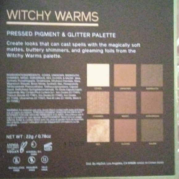 Hipdot Witchy Warms palette New with box - Picture 2 of 3